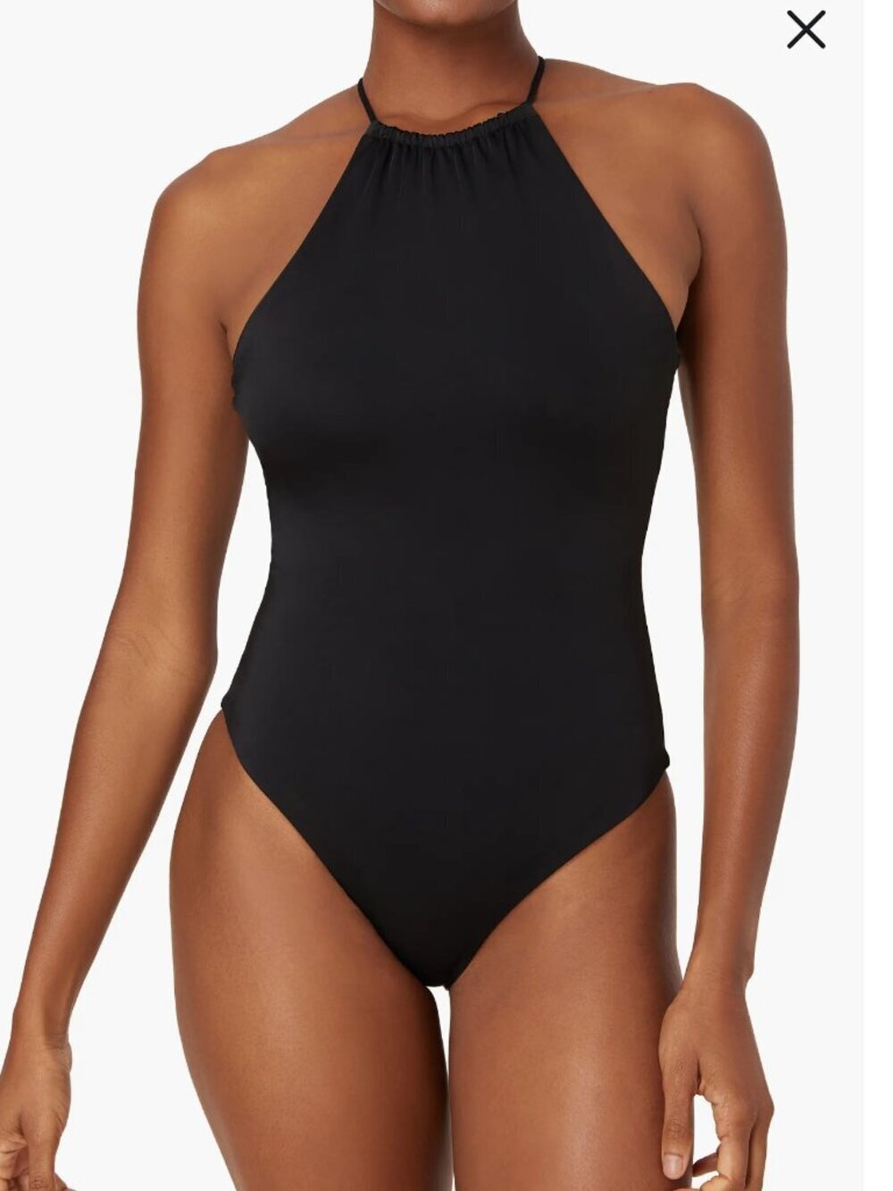 Andie The Saidia Lace-Up Back One-Piece Swimsuit - Size Large